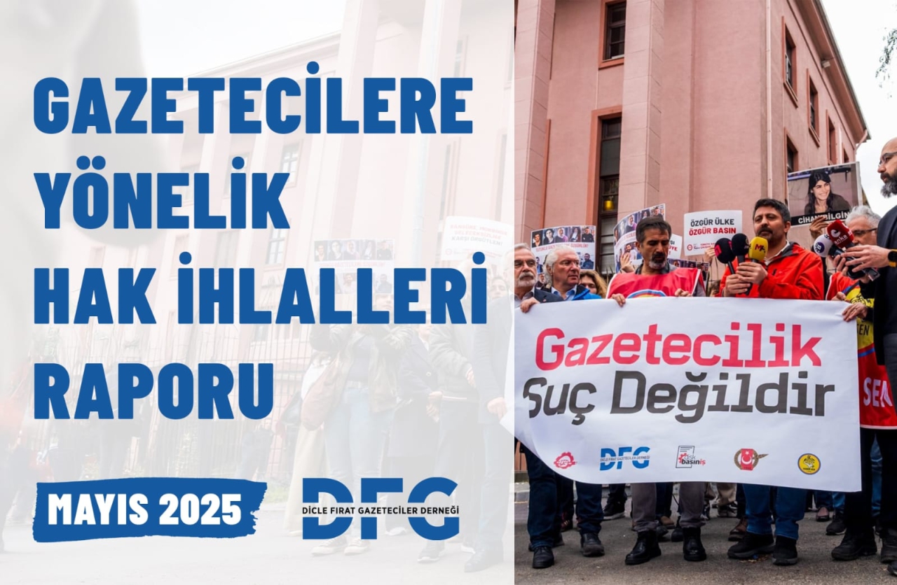 2025 YILI MAYIS AYI GAZETECİLERE YÖNELİK HAK İHLALLERİ RAPORU