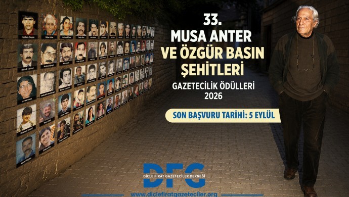 33. Musa Anter Gazetecilik Ödülleri başvuruları başladı
