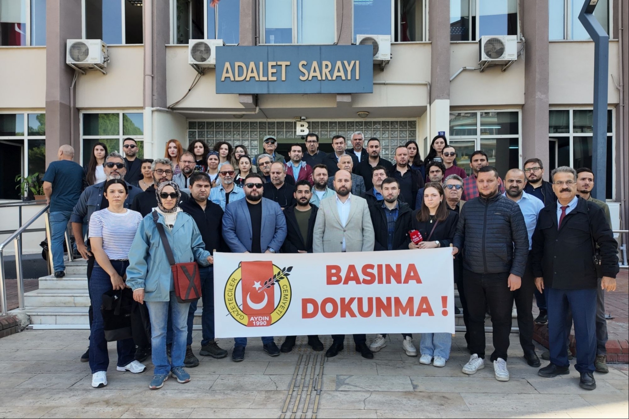 Aydın'da saldırıya uğrayan gazeteciler için dayanışma: "Susmayacağız"