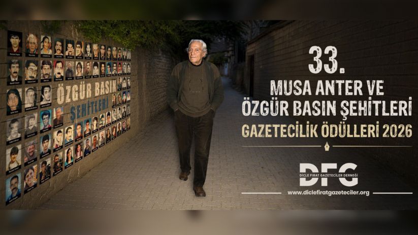 33yemîn Xelatên Rojnamegeriyê yên Mûsa Anter û Şehîdên Çapemeniyên Azad diyar bûn