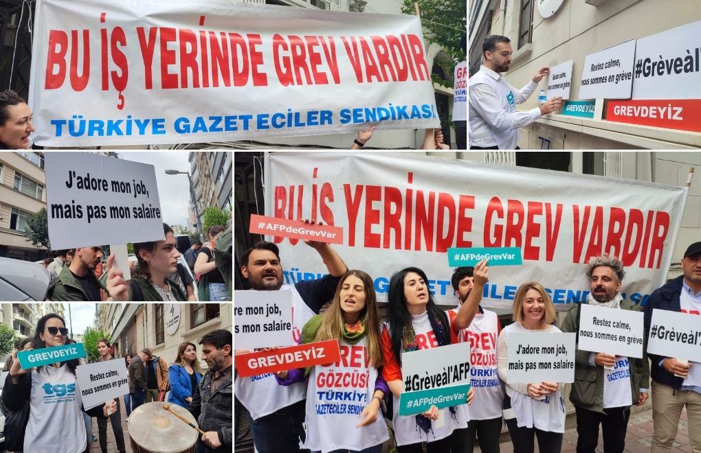 AFP'de grev: Yazabilmek için geçinebilmemiz gerek