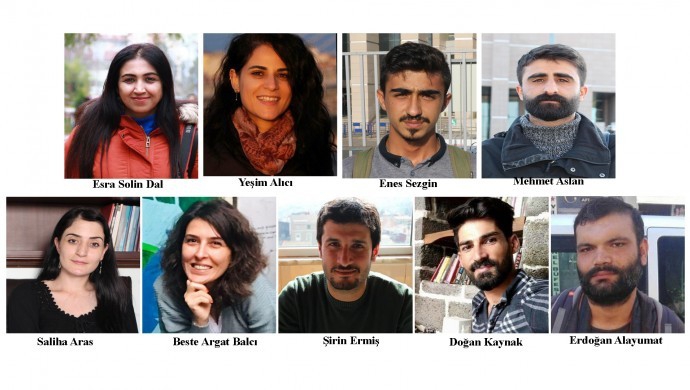 Özgür Basın çalışanları gözaltına alındı