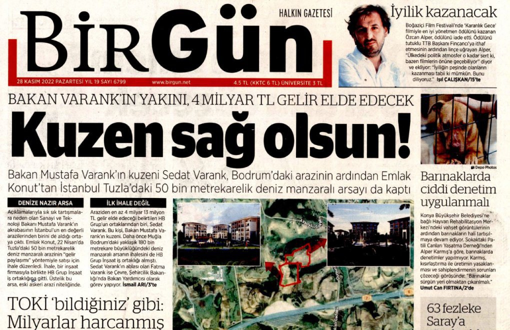 Bakan Mustafa Varank’tan BirGün’e "Kuzen sağ olsun" davası