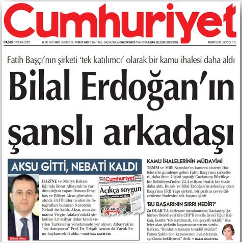 Bilal Erdoğan şikayetçi oldu: Cumhuriyet'e 'yakın arkadaş' davası
