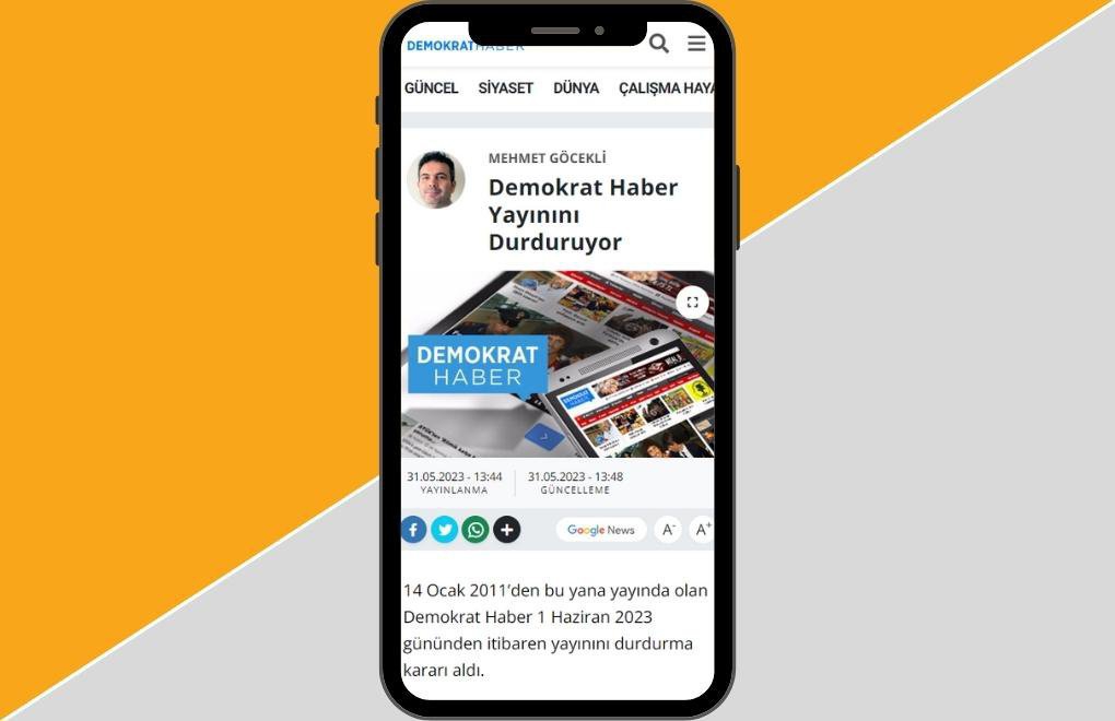 Demokrat Haber kapandı
