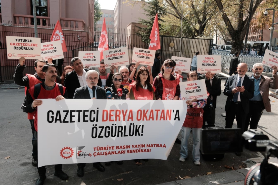 Gazetecilerden “Derya Okatan serbest bırakılsın” çağrısı