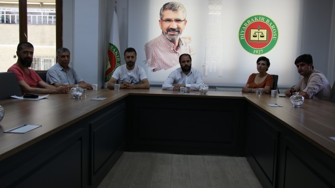 DFG'den Diyarbakır Barosu'na dayanışma ziyareti