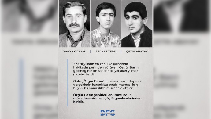 Ferhat Tepe, Çetin Ababay ve Yahya Orhan anıldı