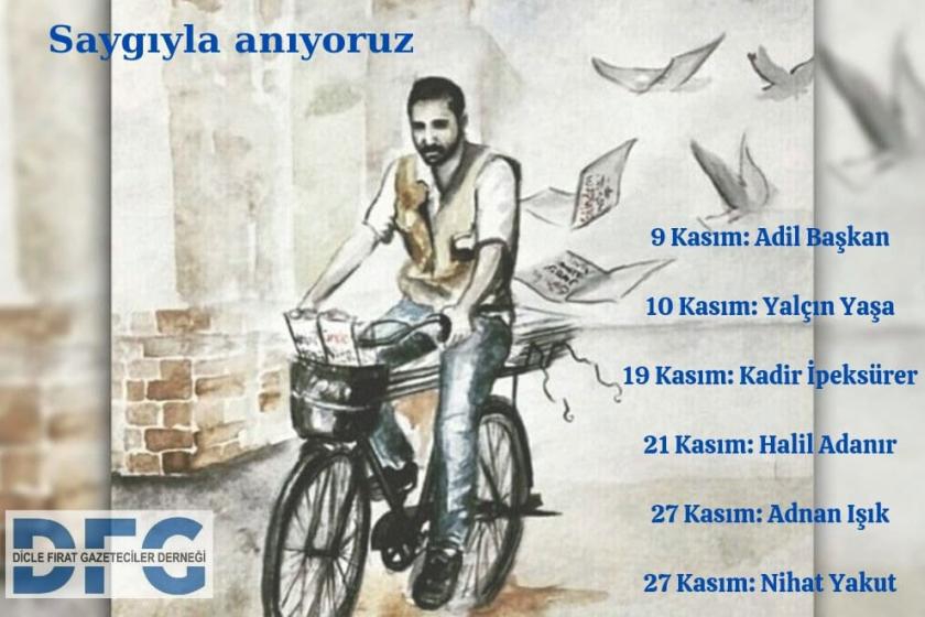 DFG Kasım ayında katledilen gazetecileri andı