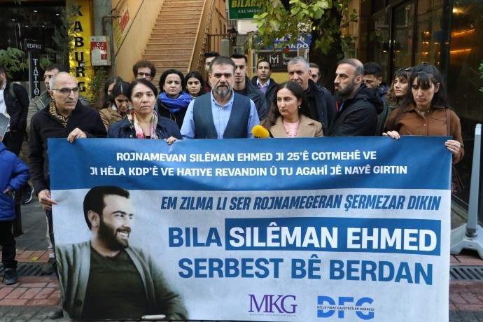 DFG ve MKG: Alıkonulan gazeteci Ahmet'i serbest bırakın