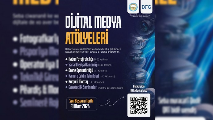 Dijital Medya Atölyesi için başvurular başladı