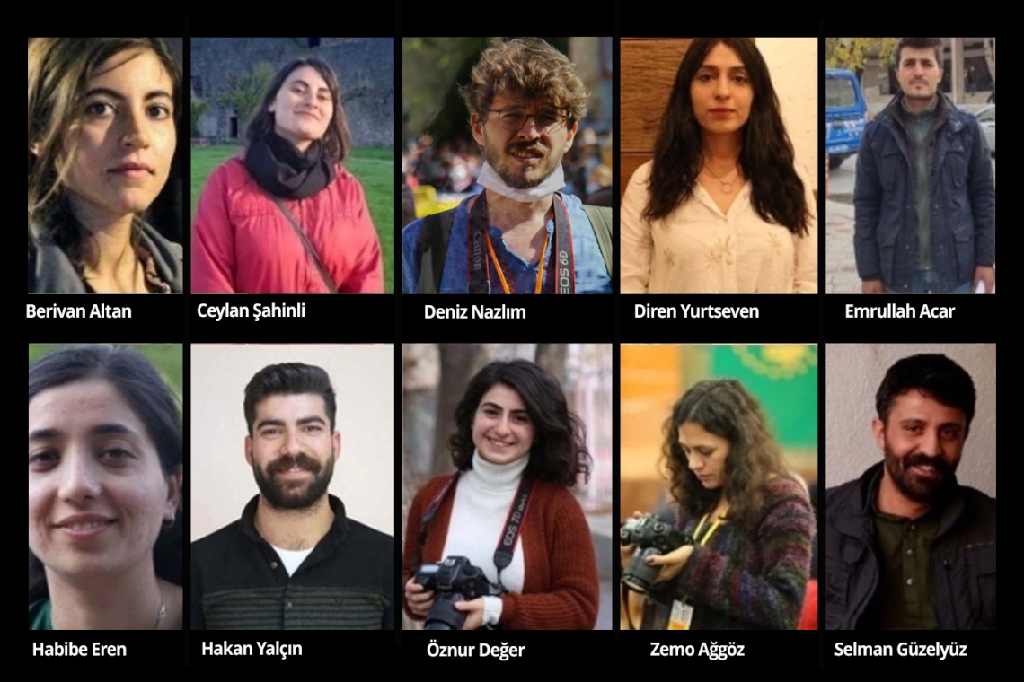 10 gazeteci hakkında ceza talebi