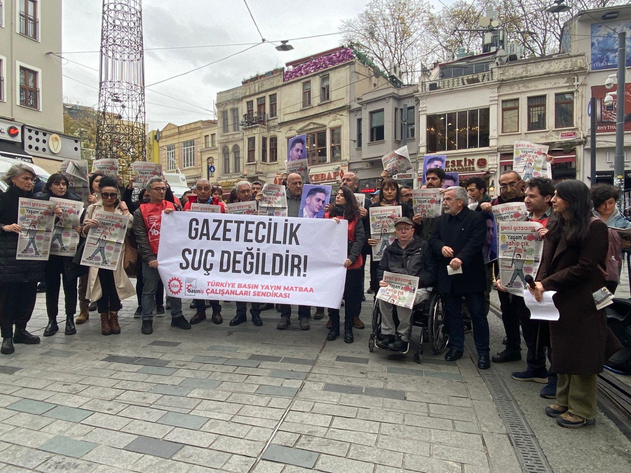 Özgür Basın’a saldırılar protesto edildi