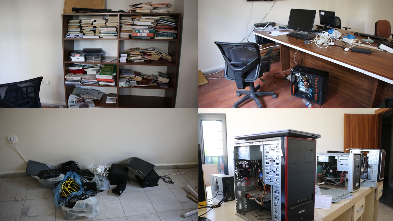 Gazeteciler ve yapım şirketlerinin ekipmanlarına el konuldu