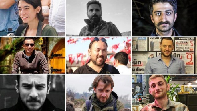 Gazeteciler sabah baskınlarıyla gözaltına alındı