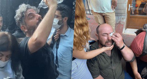 Gezi anmasında gazetecilere darp ve gözaltı vardı