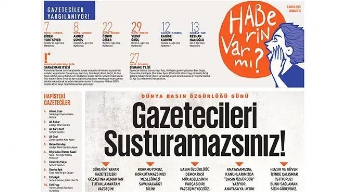 Haberin Var mı İnisiyatifi: Gazetecileri susturamazsınız