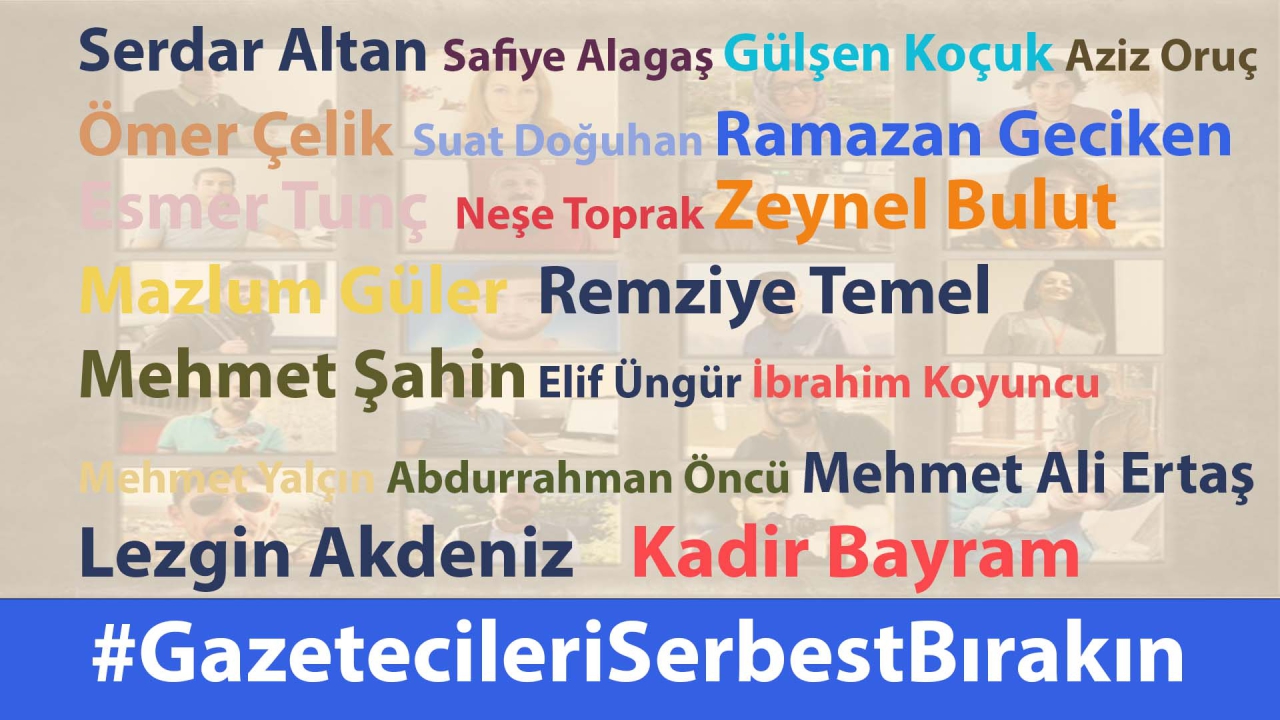 Gözaltındaki gazeteciler için imza kampanyası