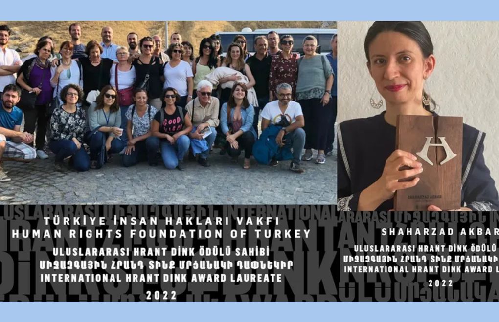 14. Hrant Dink ödülleri TİHV ve Shaharzad Akbar'a verildi