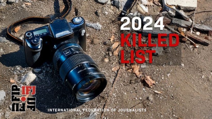 IFJ: 2024 yılında 122 medya çalışanı katledildi