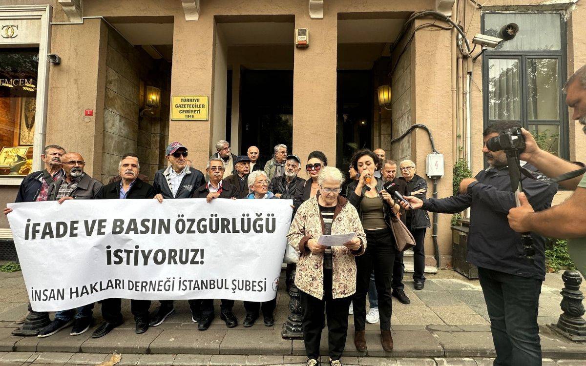 İHD’den ifade özgürlüğü protestosu: Basın susturulamaz
