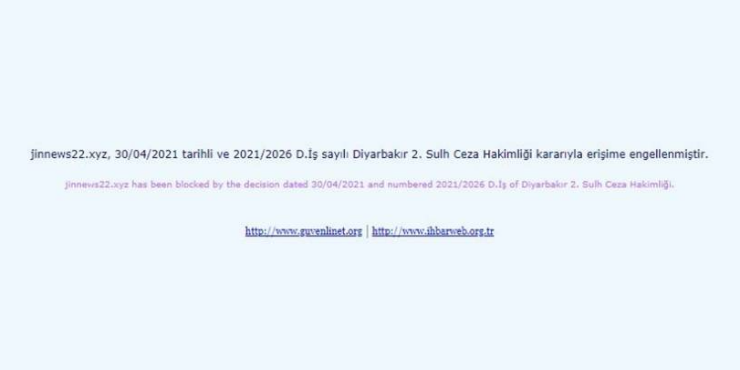 JinNews’e yine erişim engeli