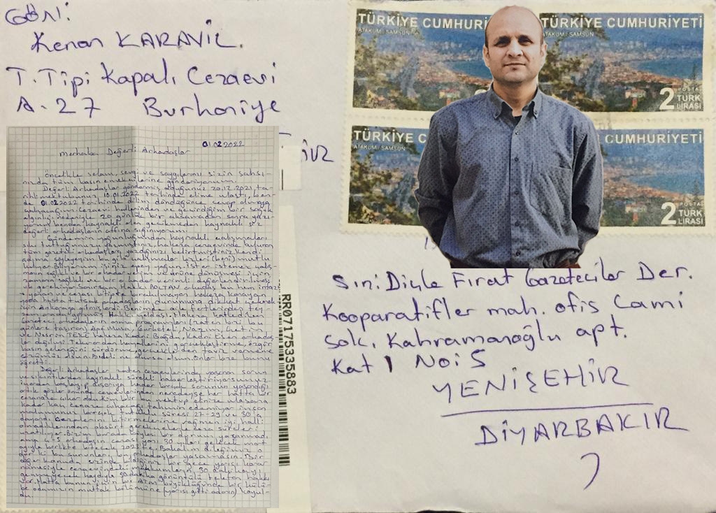 Kenan Karavil'in 01 Şubat 2022 tarihli mektubu