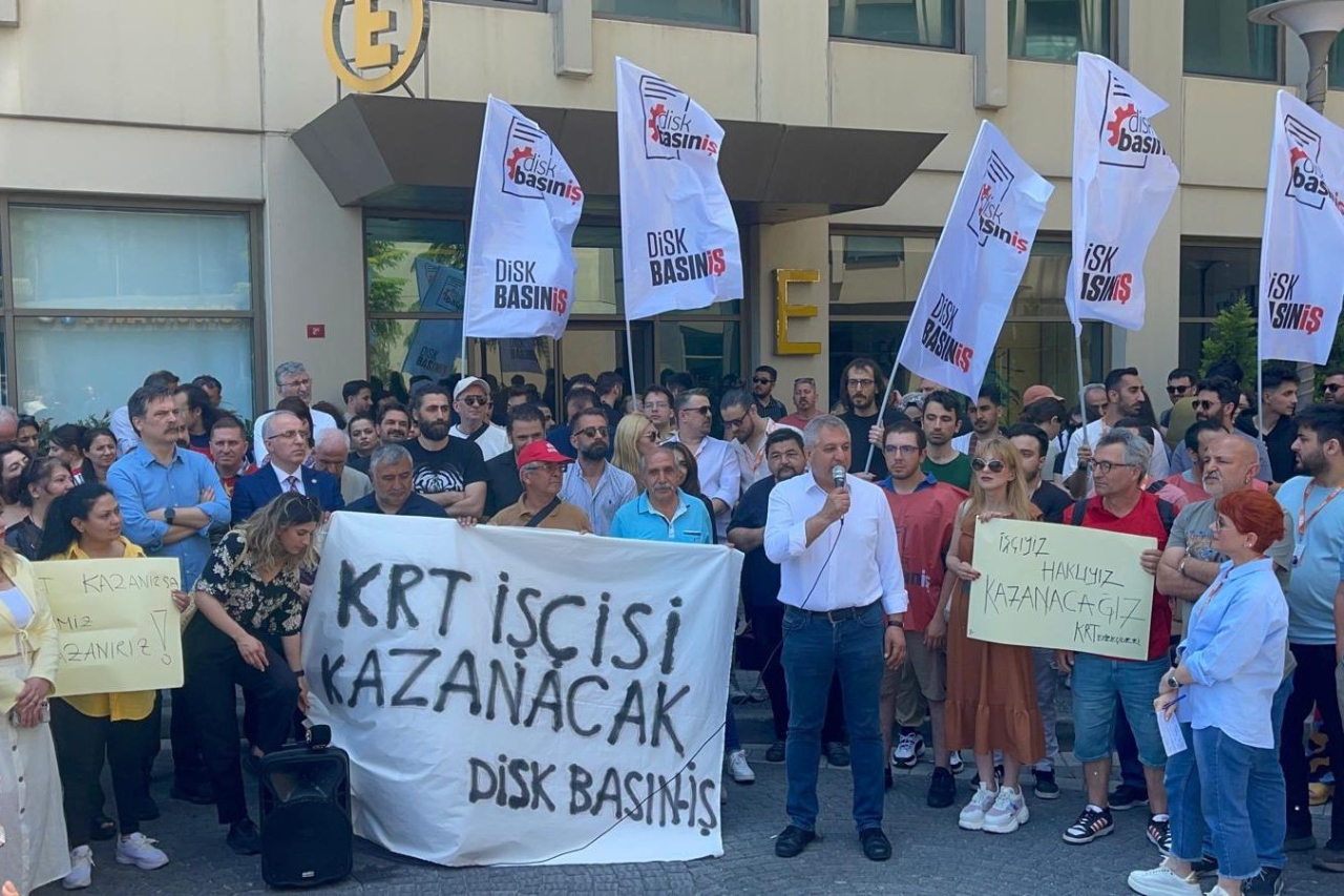 KRT emekçileri eylemlerinin 5’inci gününde