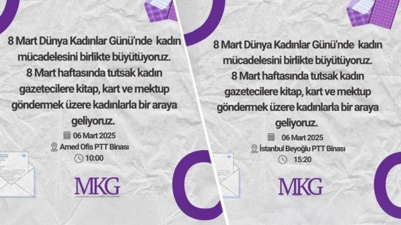 MKG tutsak gazetecilere kitap ve kart gönderecek