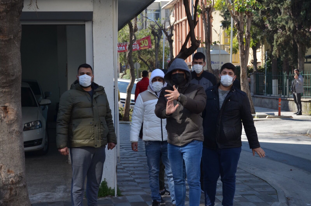 Mersin Haberci Gazetesi maskeli grup tarafından tehdit edildi