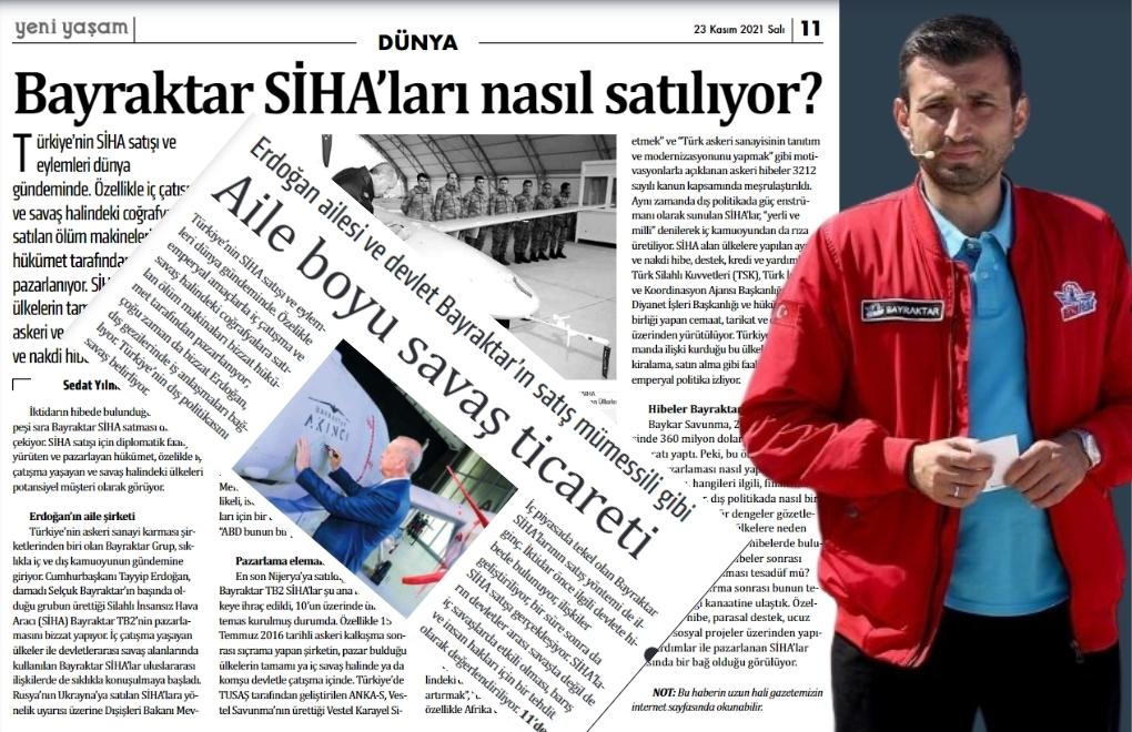 Bayraktar SİHA’larla ilgili habere açılan dava düştü