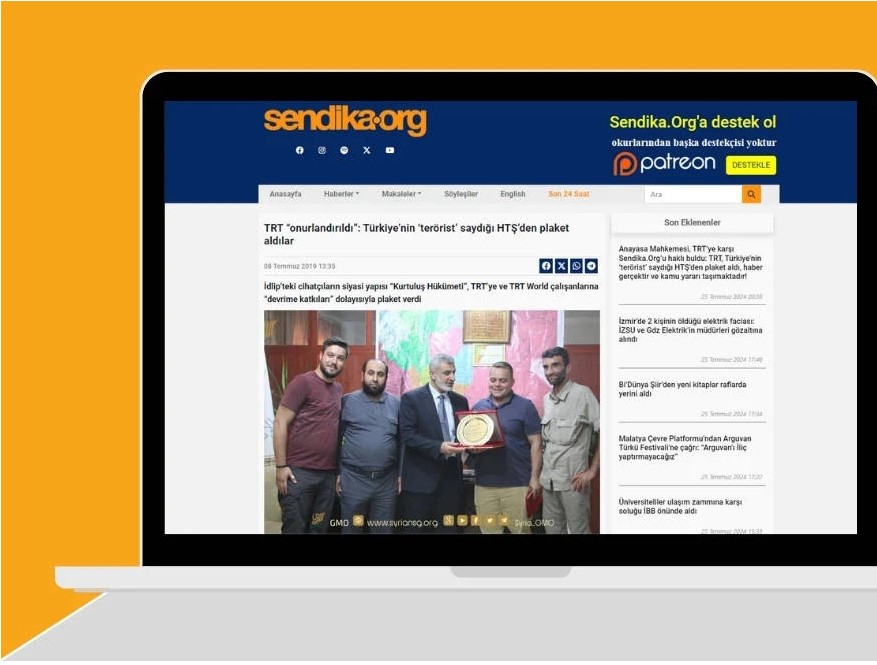 AYM: Sendika.Org'un tazminat cezasına mahkum edilmesi 'ifade özgürlüğü ihlali'