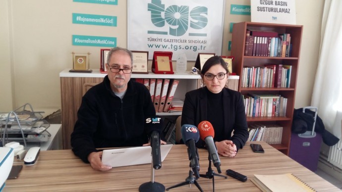 TGS Amed Şubesi: Meslektaşlarımız serbest bırakılsın