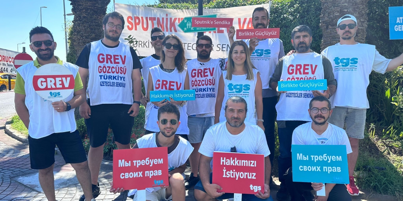 Sputnikte grev 13. gününde: TGS'den dayanışma çağrısı