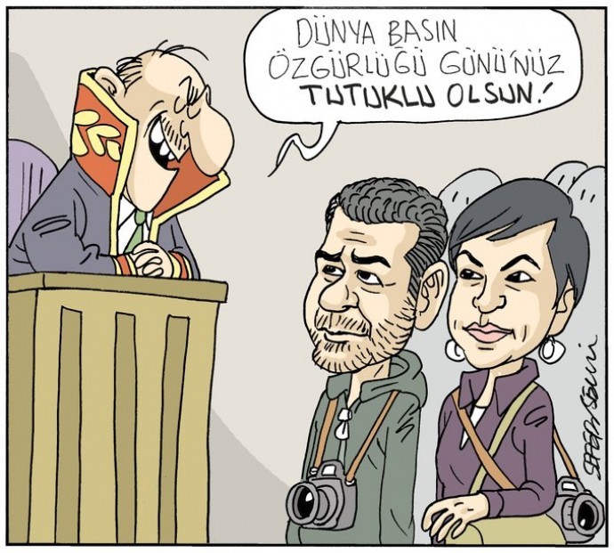 Dünya Basın Özgürlüğü Günü'nüz tutuklu olsun!