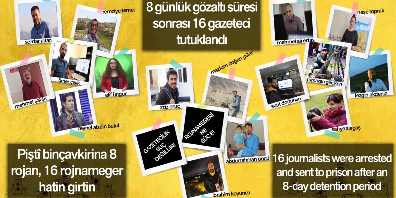 Diyarbakır’da tutuklanan gazetecilerden mesaj var: ‘O mikrofon hepimizin!’