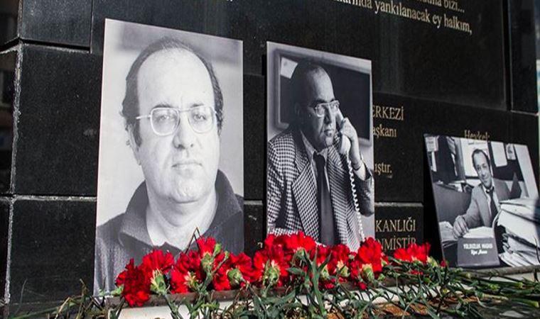 Uğur Mumcu Ayvalık’taki evi önünde anıldı