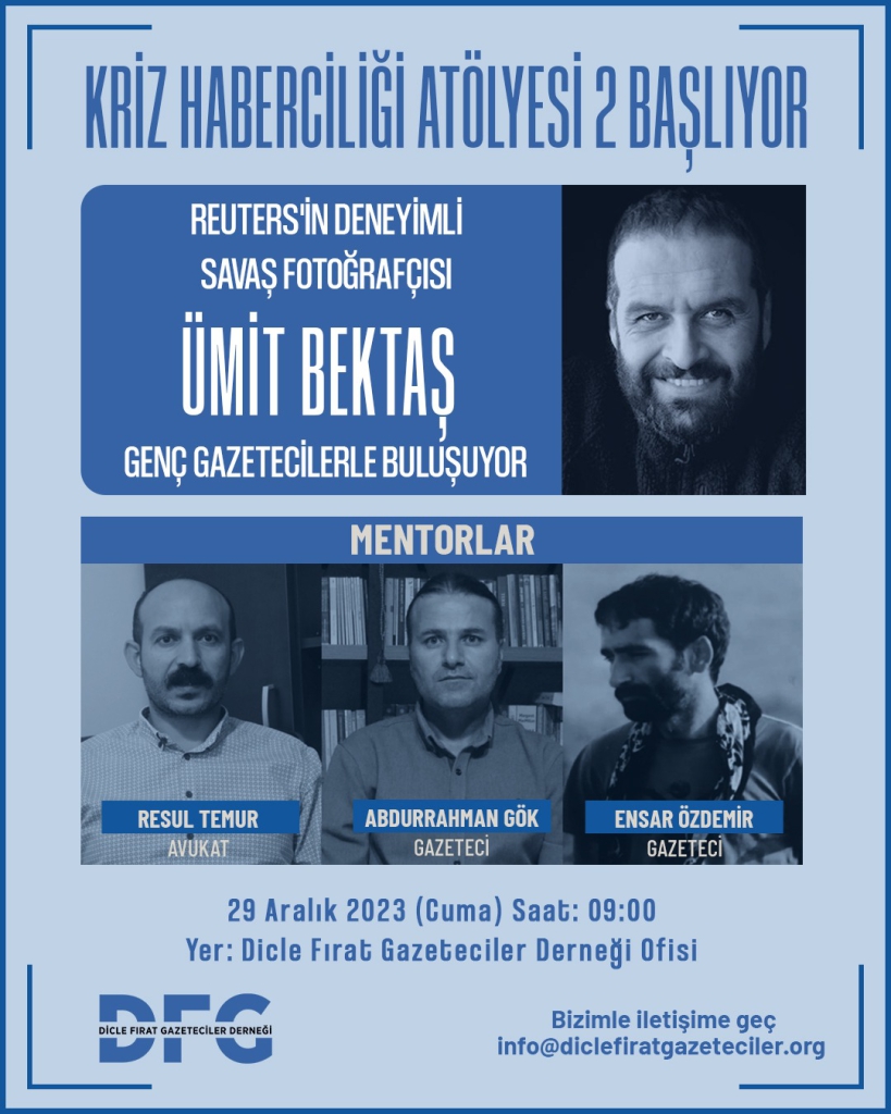 Kriz Haberciliği Atölyesi II Başlıyor